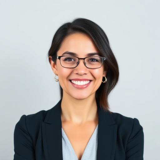 Zufriedene Kundin